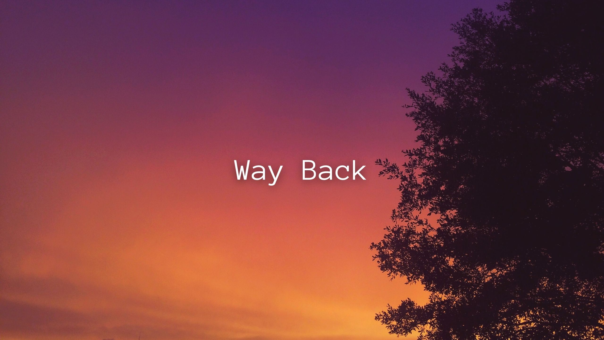 Way Back(レコードノイズ無しバージョン)